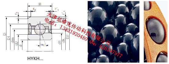 GMNHYKH61901CTAP4+角接觸球軸承圖紙