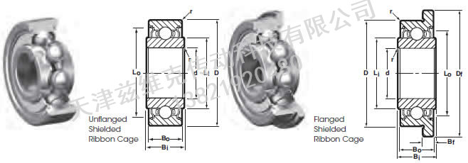NHBB SSRIF-3332SD503 深溝球軸承圖紙